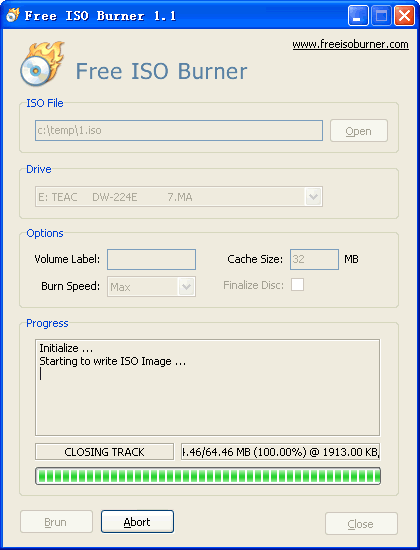 برنامج حرق ملفات الايزو - Free ISO Burner Screenshot7