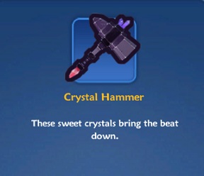 New Free Realms Code--Crystal Hammer! Crystalhammer