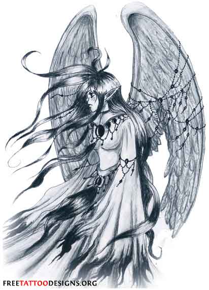 Vampire / Blut / Horror Winged-gothic-fairy