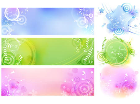 صور بنرات psd Banners جاهزة لتصميم اعلانات المواقع Gdfr-floral-foliage-vector-1-452