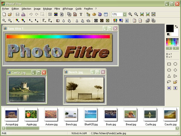 Photofiltre Banner,logo,imza programı Photofiltre