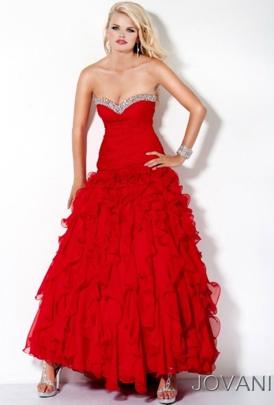    فساتين سهره باللون الأحمر 3060-Jovani-Prom-Dress-S12