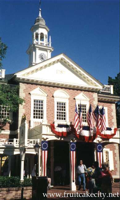 visite du Disney world magic Kingdom Hall_of_Presidents_Closeup