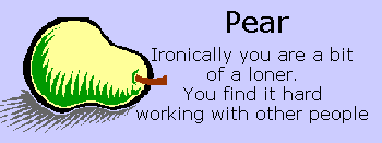 Τι φρούτο είστε; Pear