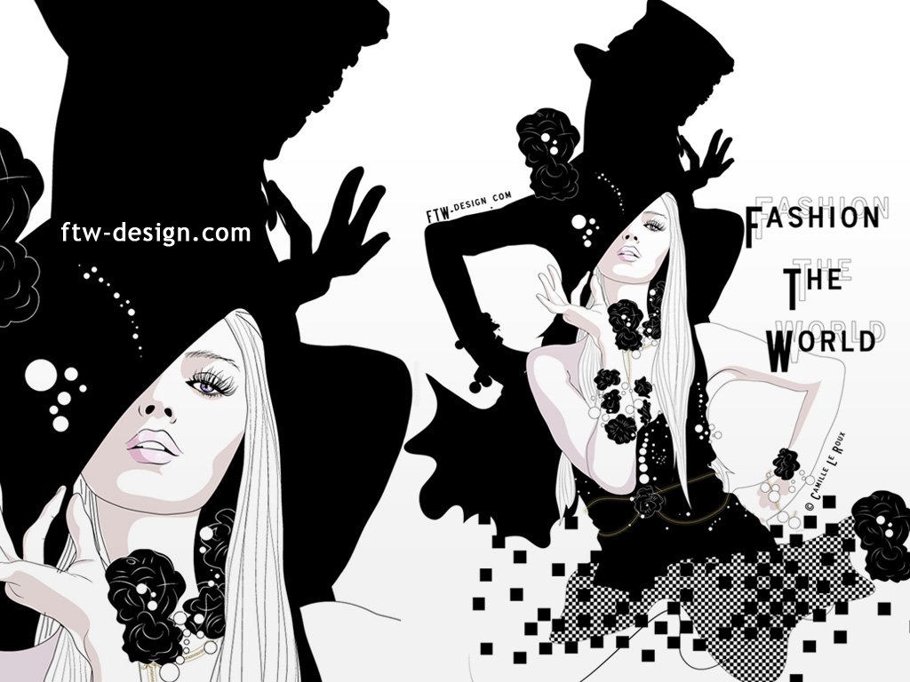 graphic wallpaper  Graphic-woman