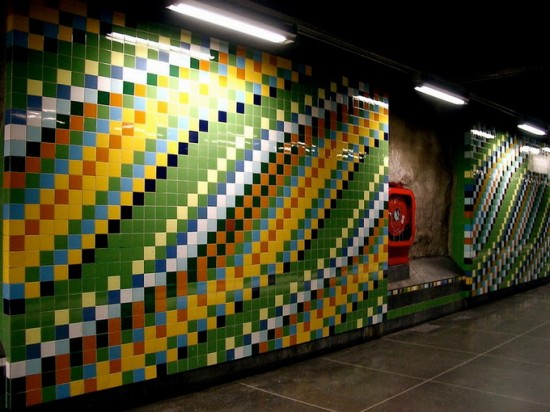 Stockholm Metrosu / Büyüleyici Stockholm-metro2-550x412