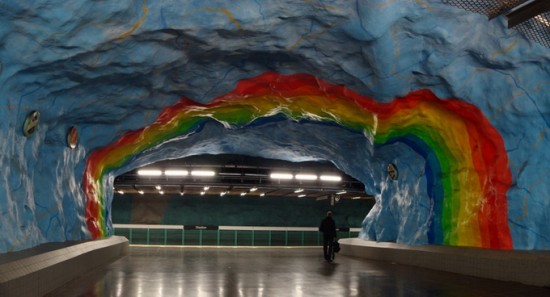 Stockholm Metrosu / Büyüleyici Stockholm-metro22-550x297