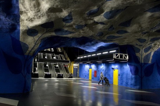 Stockholm Metrosu / Büyüleyici Stockholm-metro31-550x366