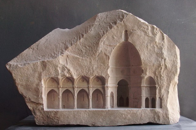 اغرب المنحوتات الحجرية Matthew-Simmons-Stone-and-Marble-Sculptures1-640x426