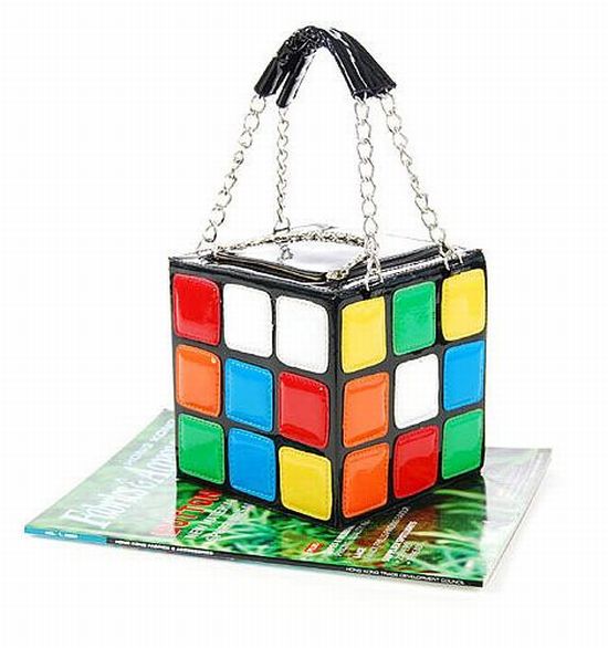اغرب شنط نسائيه Rubiks-cube-handbag