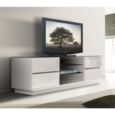 طاولات للتلفاز White-gloss-plasma-tv-stand-eh708white