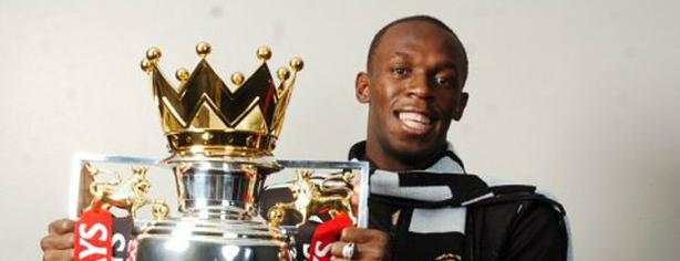 Usain Bolt quiere jugar con el Manchester United Bolt