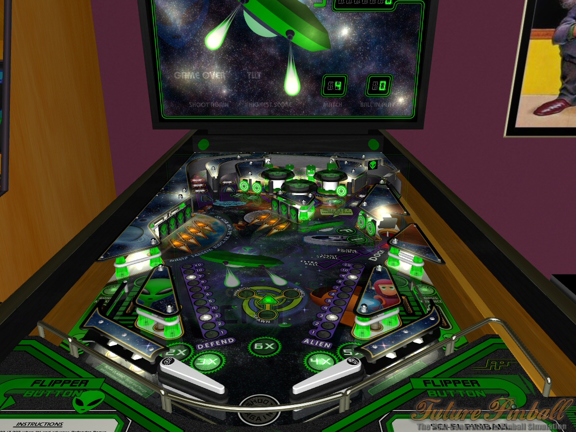 Future Pinball-stari dobri fliper SciFi-C2