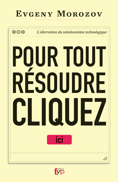 Pour organiser des colloques sur l'éducation numérique, l'argent ne manque pas. Couvweb-Morozov