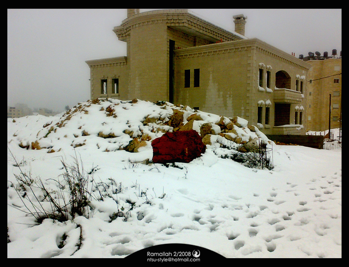 صور الثلوج في رام الله والبيرة فلسطين 22