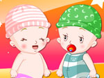 العاب فلاش Baby-twins