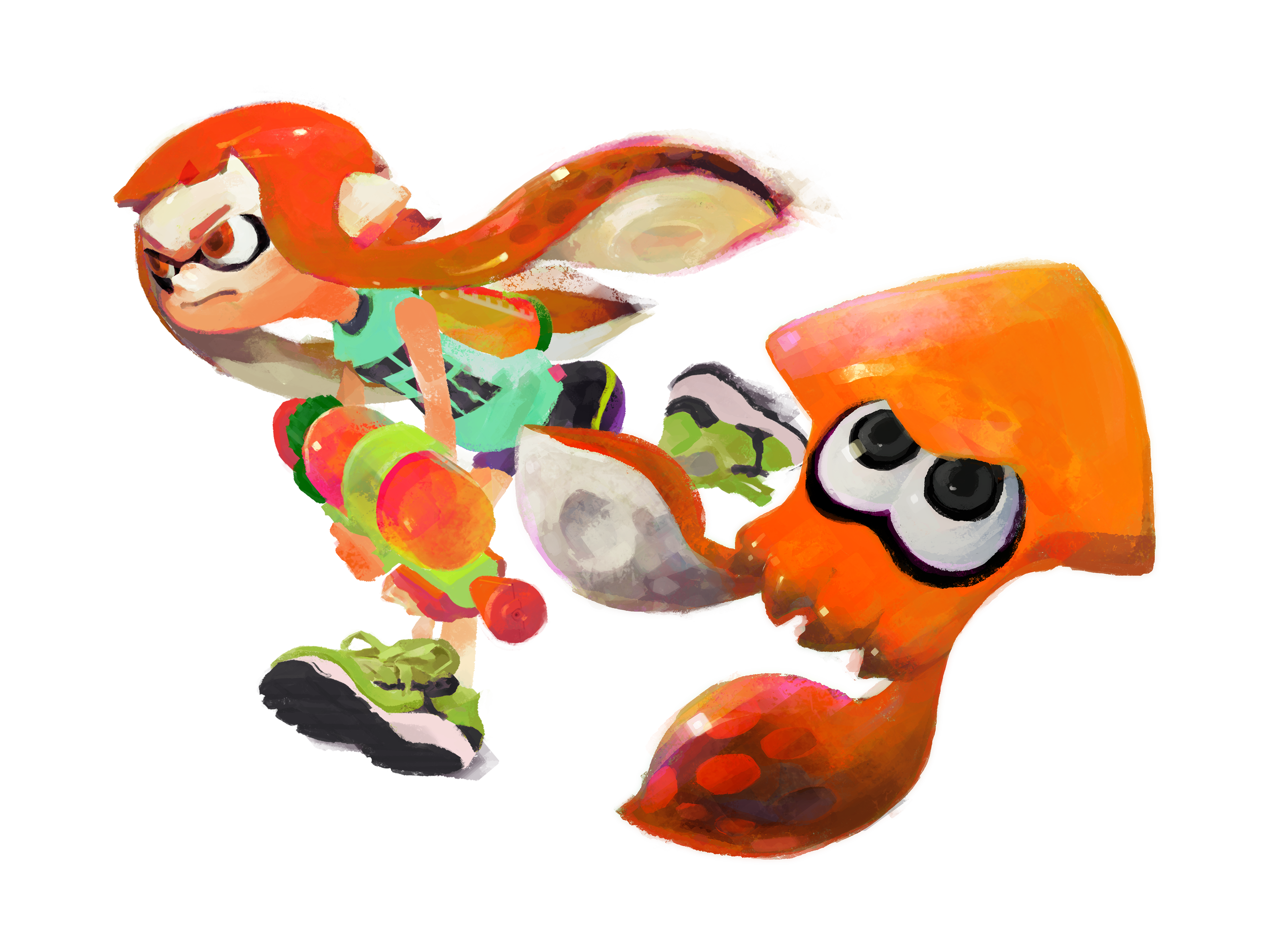 Super Smash Bros. (WiiU/3DS) - Page 5 Splatoon-concept-art-1