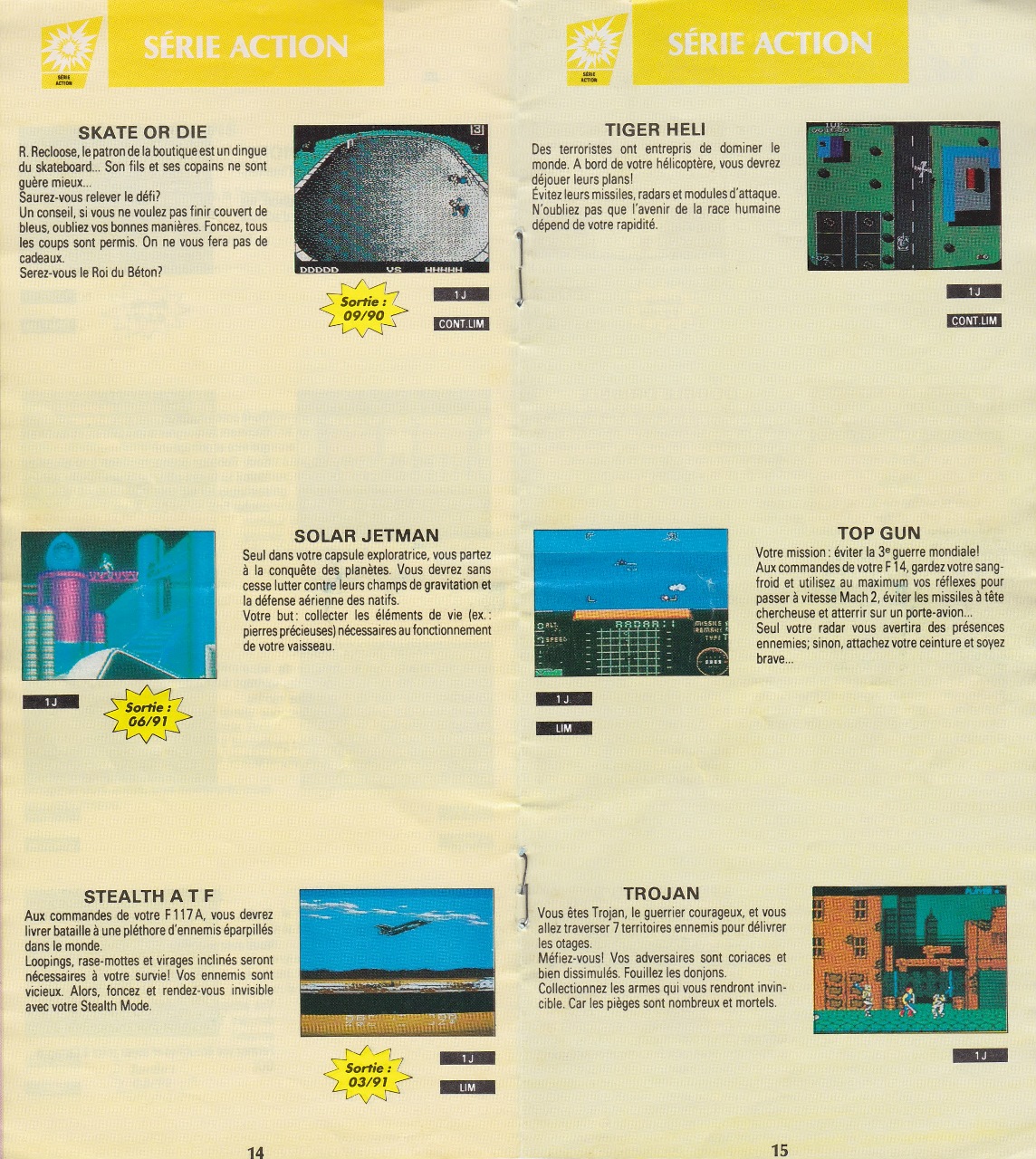 [Nostalgie] Catalogue de la NES en 1990 183350