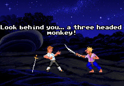 Votre premier jeu en pixel art ? Monkey-island