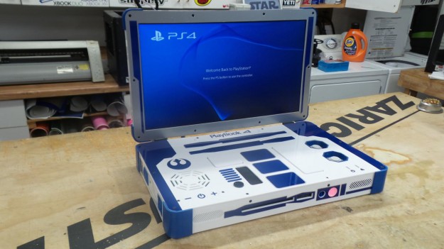 R2-D2 PlayBook 4. Ένα απίθανο Star Wars-themed modified PS4 laptop! PlayBook-4-R2-D2-625x351