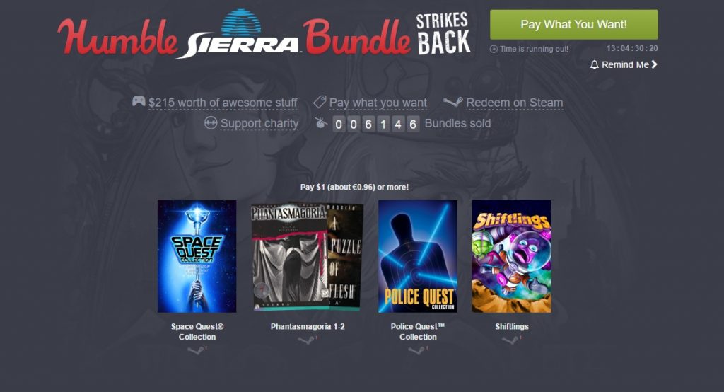 Το νέο Humble Bundle είναι ένας «φόρος τιμής» στην ιστορική Sierra! Humble-Bundle-Sierra-2-1024x554