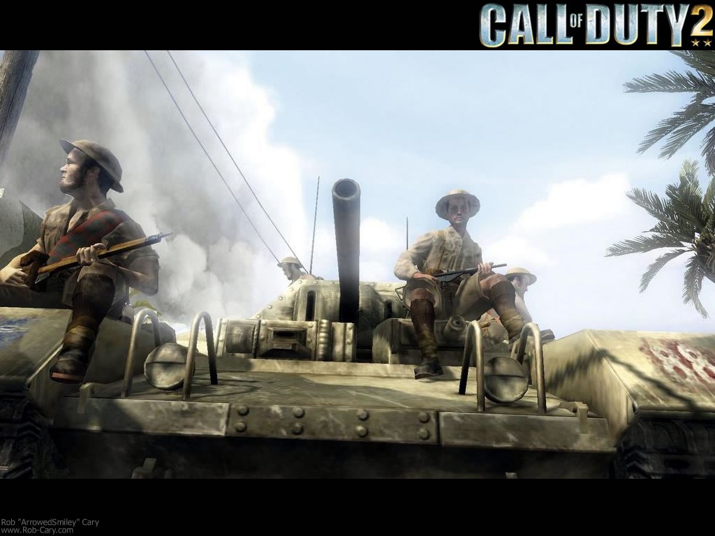 Call of Duty 2 - Khói lửa thế chiến thứ 2 Tank-ride