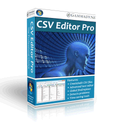 Gammadyne CSV Editor Pro 12.0 Like10035