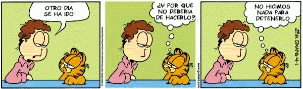 HUMOR :  Tiras Comicas de Garfield Ga000401