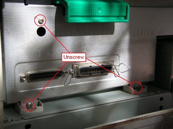Disassembly of the HP LaserJet IIP printer Dscn3929