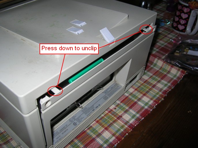 Disassembly of the HP LaserJet IIP printer Dscn3965