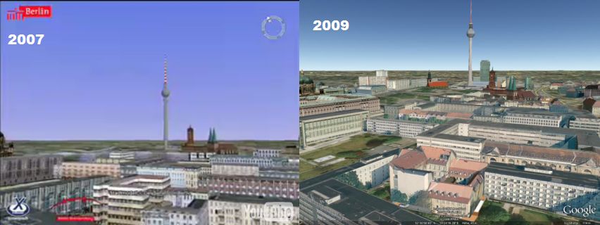 Berlin en 3D : mis à jour Berlincompare