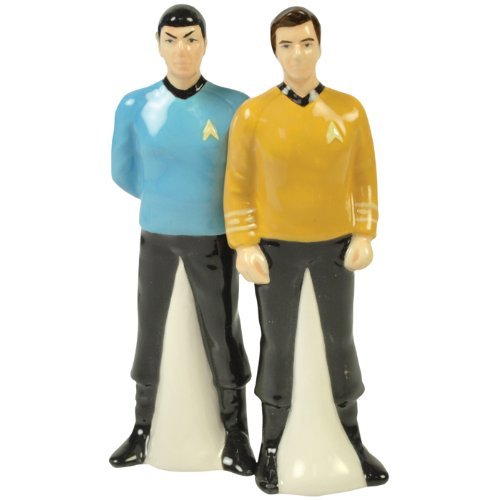 Mr. Spock and Capt. Kirk Magnetic Salt and Pepper Shakers Mr.-Spock-and-Capt.-Kirk-Magnetic-Salt-and-Pepper-Shakers