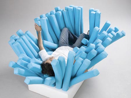 كراسى عجيبة وغريبة رووووووووعة Toothbrush-couch