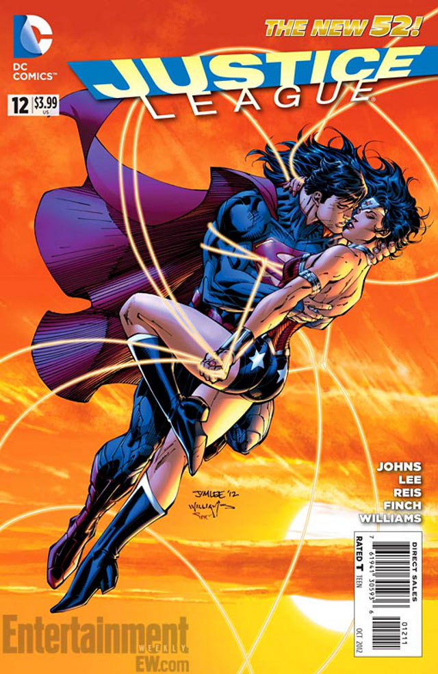 Superman en romance con Mujer Maravilla Superman-and-wonder-woman