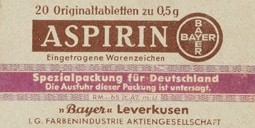 "Arisierung" in der Wissenschaft Aspirin_1940