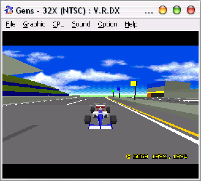 Sega Genesis Virtuaracing32X