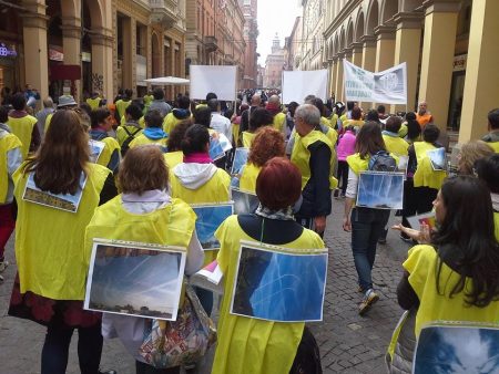 The Awakening Grows, Italians Stage Impressive Anti-Geoengineering Protest Bologna-protest-450x338