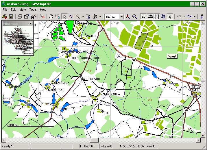 GPS Map Edit Mapedit