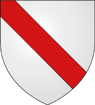 12. 1/2 Taler de nécessité sur flanc carré (40 Kreuzer) "Halbtaler Klippe" 1592. Jean-Georges comte et margrave de Brandebourg, lors du siège de Strasbourg (1592) durant la "Guerre des Évêques". Monnaie obsidionale BlasonStb