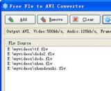 Free Flv to AVI Converter 1.5 4800