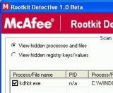 McAfee Rootkit Detective 1.1 5403