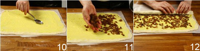 Girelle con gocce di cioccolato - uvetta e crema pasticcera Girelledolci_4