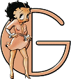 Alphabet Betty Boop ... G