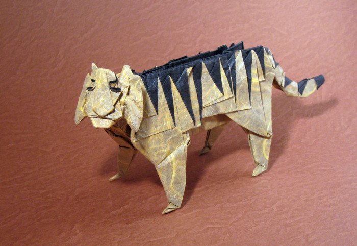 ghệ thuật Origami, có dạy gấp P_Tiger_Komatsu