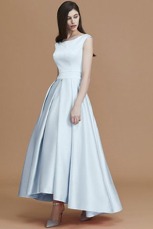 Rückholkleid das Ihr Aussehen besonders und elegant aussehen lässt 9ce2-drktd-boot-ausschnitt-satin-a-linie-prinzessin-brautjungfernkleid-mit-ruschen