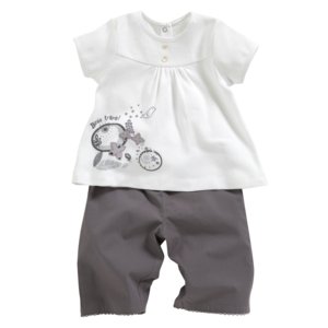  هندام لاحلى بيبي Maglia-e-pantaloni-a-pinocchietto-neonata-cocoon