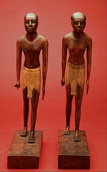 Wooden statues M13505-6