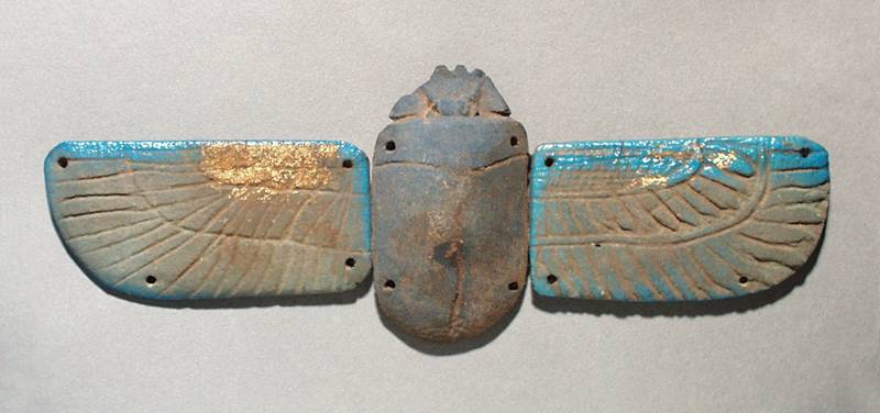 WINGED SCARAB  01198