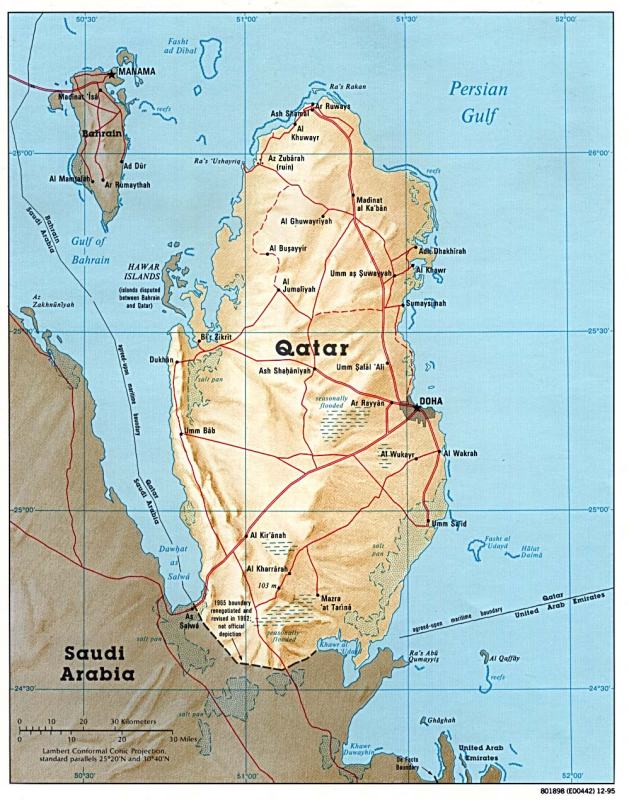 FIFA World Cup Holders Cia_map_qatar