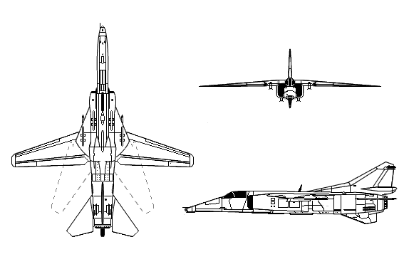 Avions militaires - Page 9 Mig-27-line